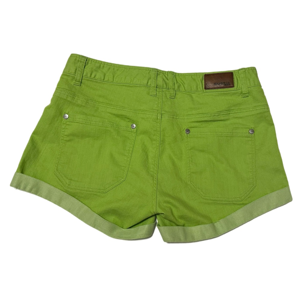Express Green Shorts - Picture 2 of 5